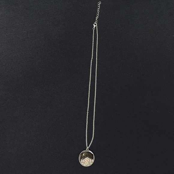 Night Camping Pendant Necklace - Picture 2 of 9